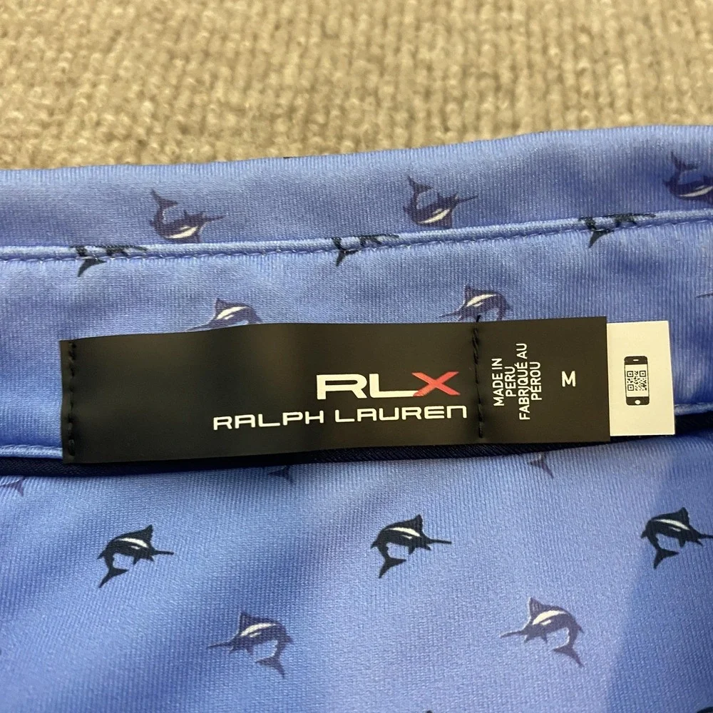 122nd U.S. Open Shirt Mens Medium Blue Golf Polo The Country Club Ralph Lauren